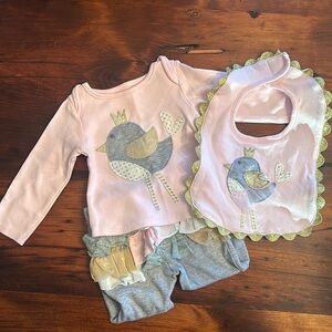 Mudpie three piece long sleeve set